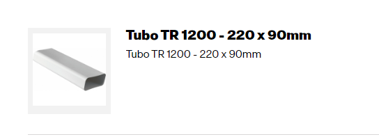 TUBO RECTANGULAR TR 1200 220X90 1120459427